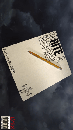 i wrote a song to WRITE A WRONG