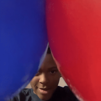 Red and blue right and red and blue right red