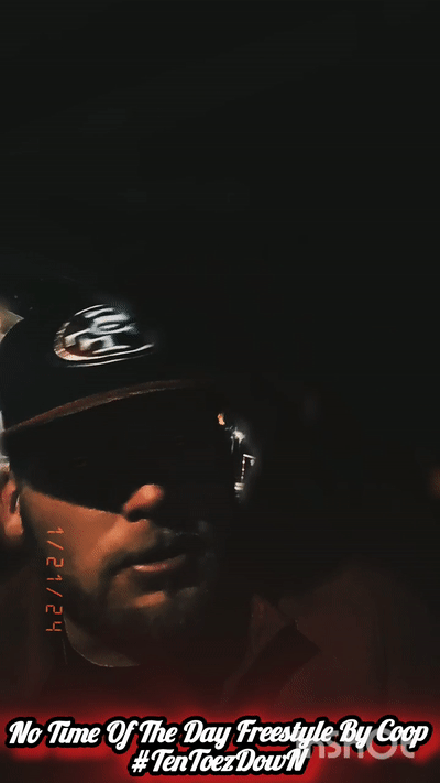No Time Of The Day Freestyle By Coop #TenToezDowN #freestyle #rap #2024