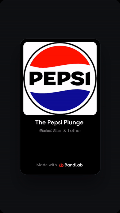 The Pepsi Plunge