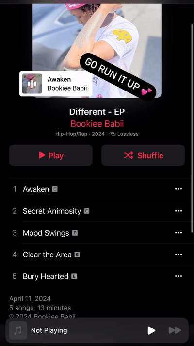 different ALBUM 🔥