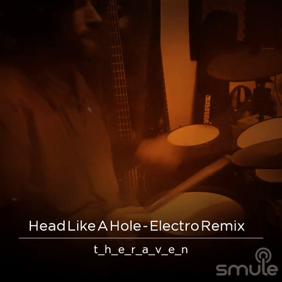 t_h_e_r_a_v_e_n_  Head Like A Hole Cover_  Drums over Dubstep version