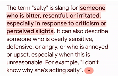Iodine ( Salty)