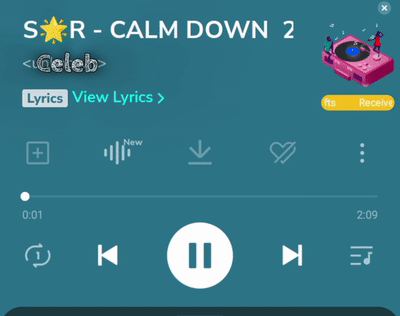 calm down lyrics 