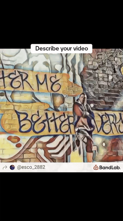 (visual art) with freestyle.. Let's GO ESCO 💯🎶🎙️🎶