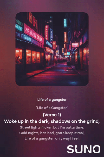 Life of a gangster