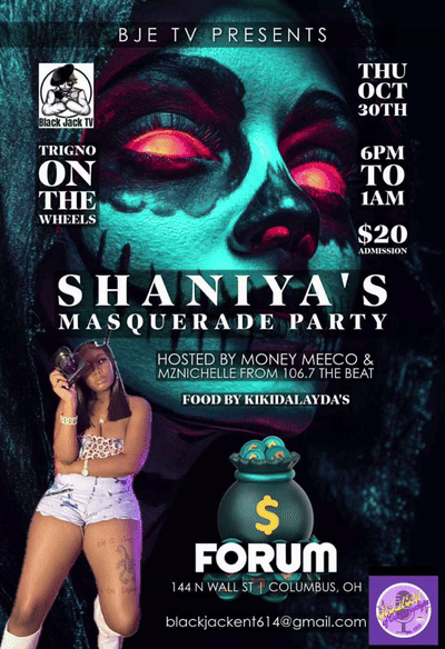 SHANIYA'S MASQUERADE PARTY