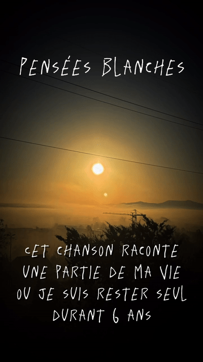 pensées blanches