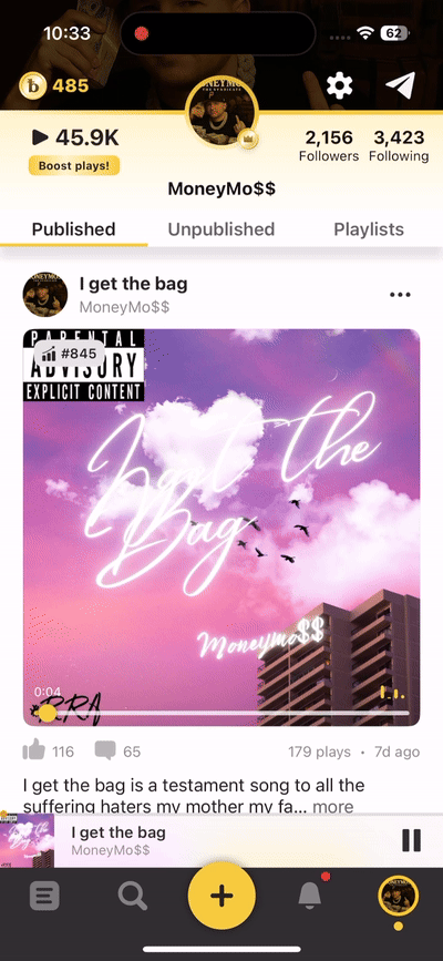I get the bag preview