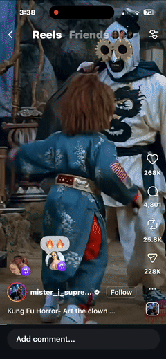 chucky kicking azz