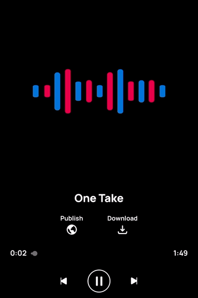 one take
