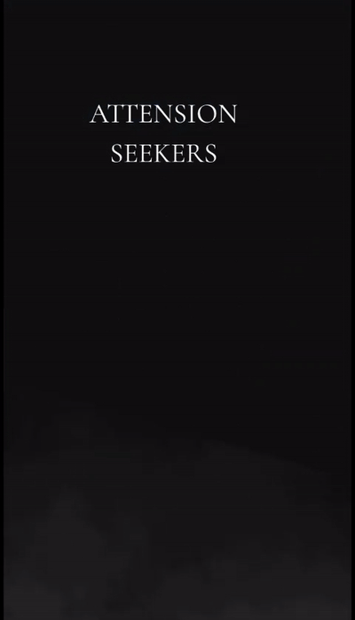 ATT3NTION SEEK3RS