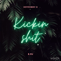 kicking shit 