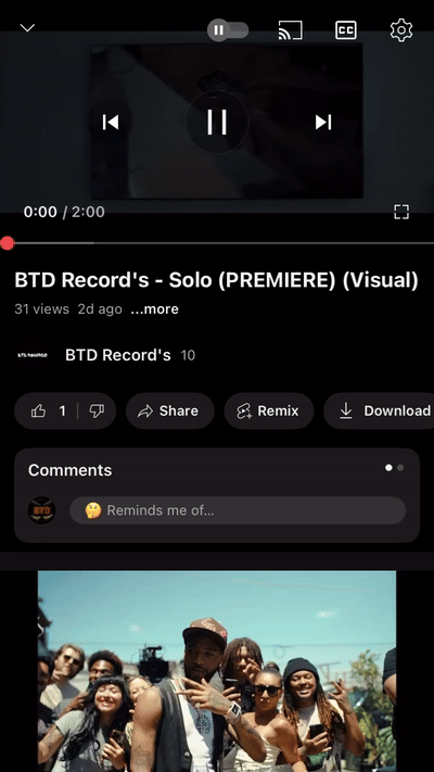 NEW VISUALS OUT ON YOUTUBE @BTDRecord’s
