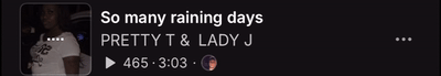 so many raining days