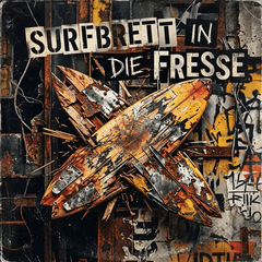 SURFBRETT IN DIE FRESSE