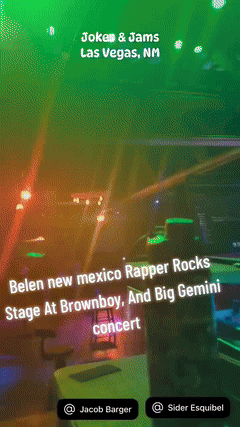 Brownboy Big Gemini BigNuevo505 concert las vegas nm 2026