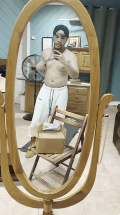 dancing to my old music I made