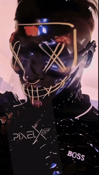 PixelX and my mask