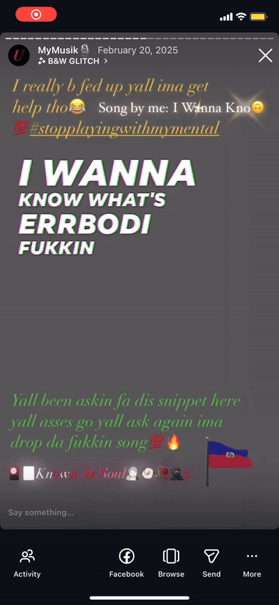 I wanna kno