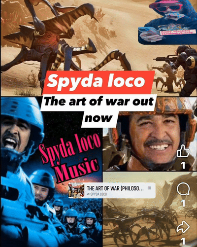 art of war available now search Spyda loco and subscribe 