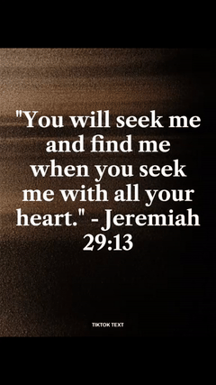 Jeremiah 29:13