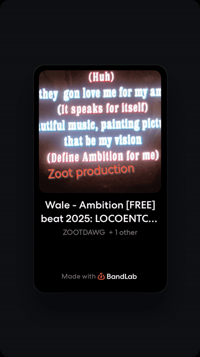 ambition beat