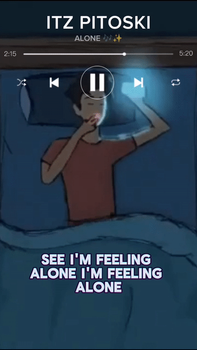 ITZ PITOSKI: ALONE