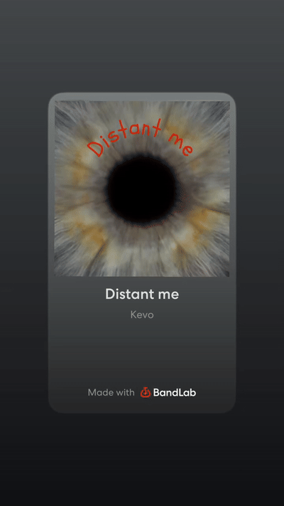 Distant me (lyrics video)