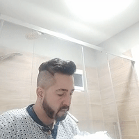 En el baño