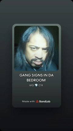 GANG SIGNS IN DA BEDROOM 