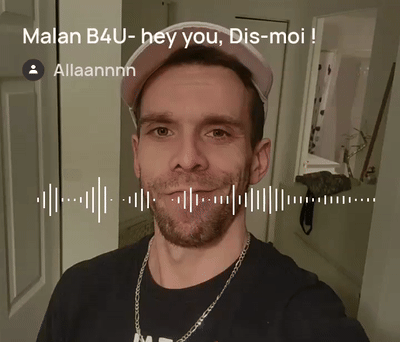 Malan B4U- HEY YOU- Dis-moi !