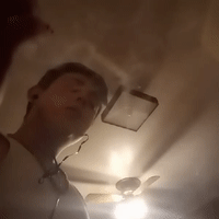 blowing smoke in the kitchen