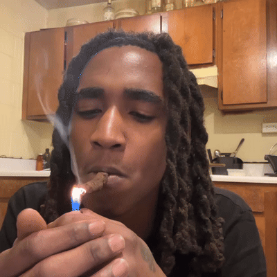 300 blk out with blue tips umma shut shit dwn