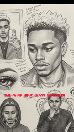 Time-Wind Hourglass Superhero