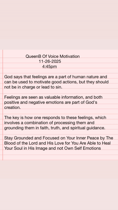 QueenB Of Voice Motivation 