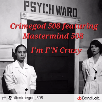 CRIMEGOD508 featuring MASTERMIND508- I'm f'n crazy 