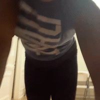  stretching for work with my mom U-U I’m a worker