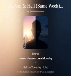 Heaven & Hell (Same Week)