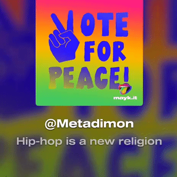 just peace ☮️ 