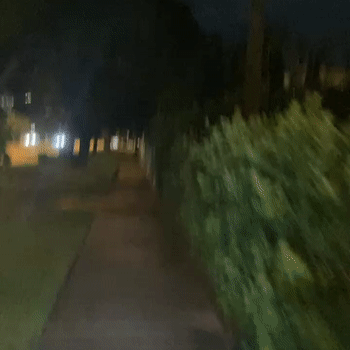 cruising through the block