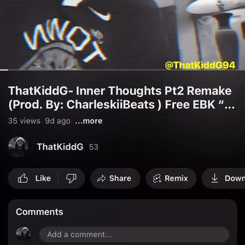 ThatKiddG- Inner Thoughts Pt2 Remake (Prod. By: CharleskiiBeats) 
