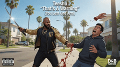 "That's A Warning"(You Lost One Arm) The Cartoon Movie by Teeshu Nova