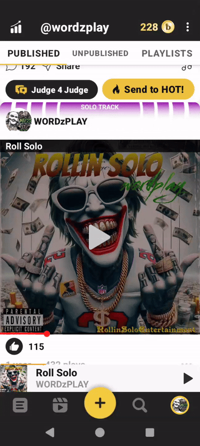 anyone else getting a double on a solo track like it is a collab 